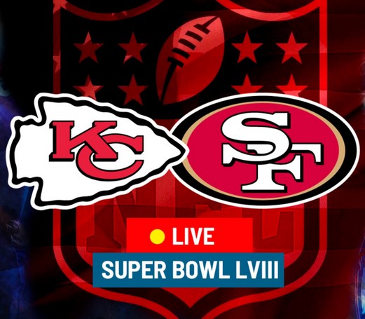 NFL Super Bowl LVIII Philadelphia Eagles vs San Francisco 49ers 